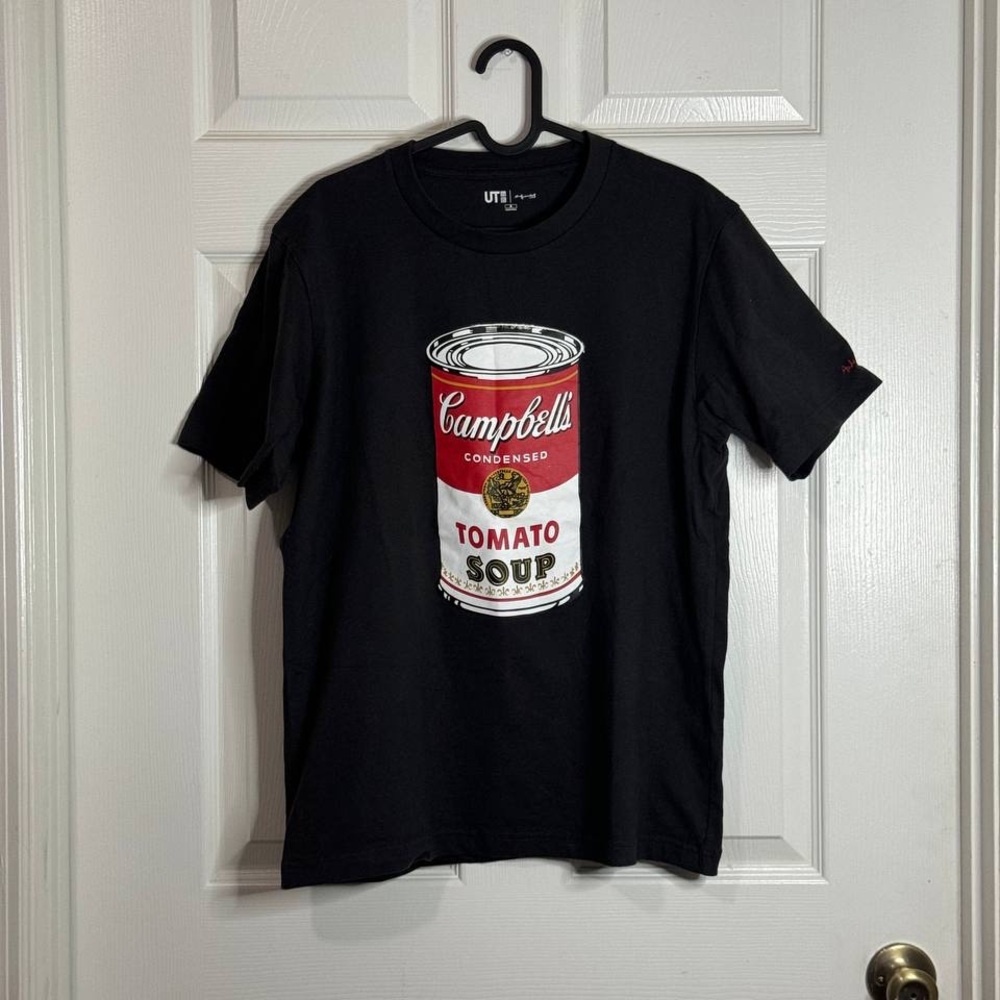 Uniqlo x Andy Warhol Campbells Soup Can T-Shirt Mens Medium